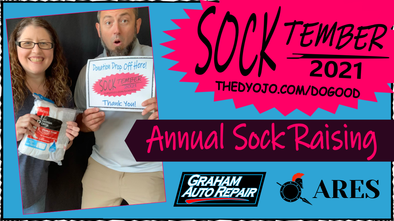 Graham Auto Repair with ARES Restoration - Socktember 2021